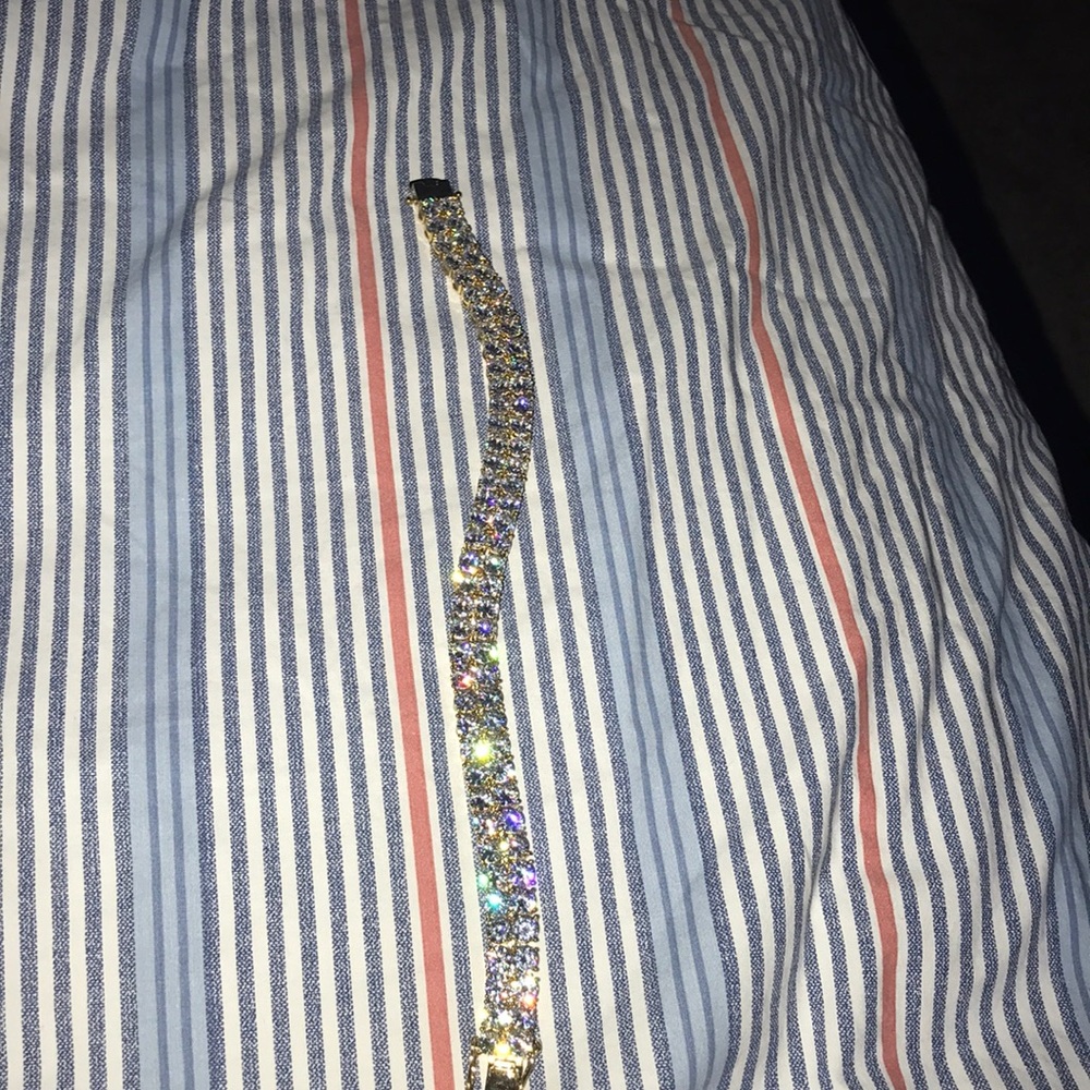 Tennis chain bracelet